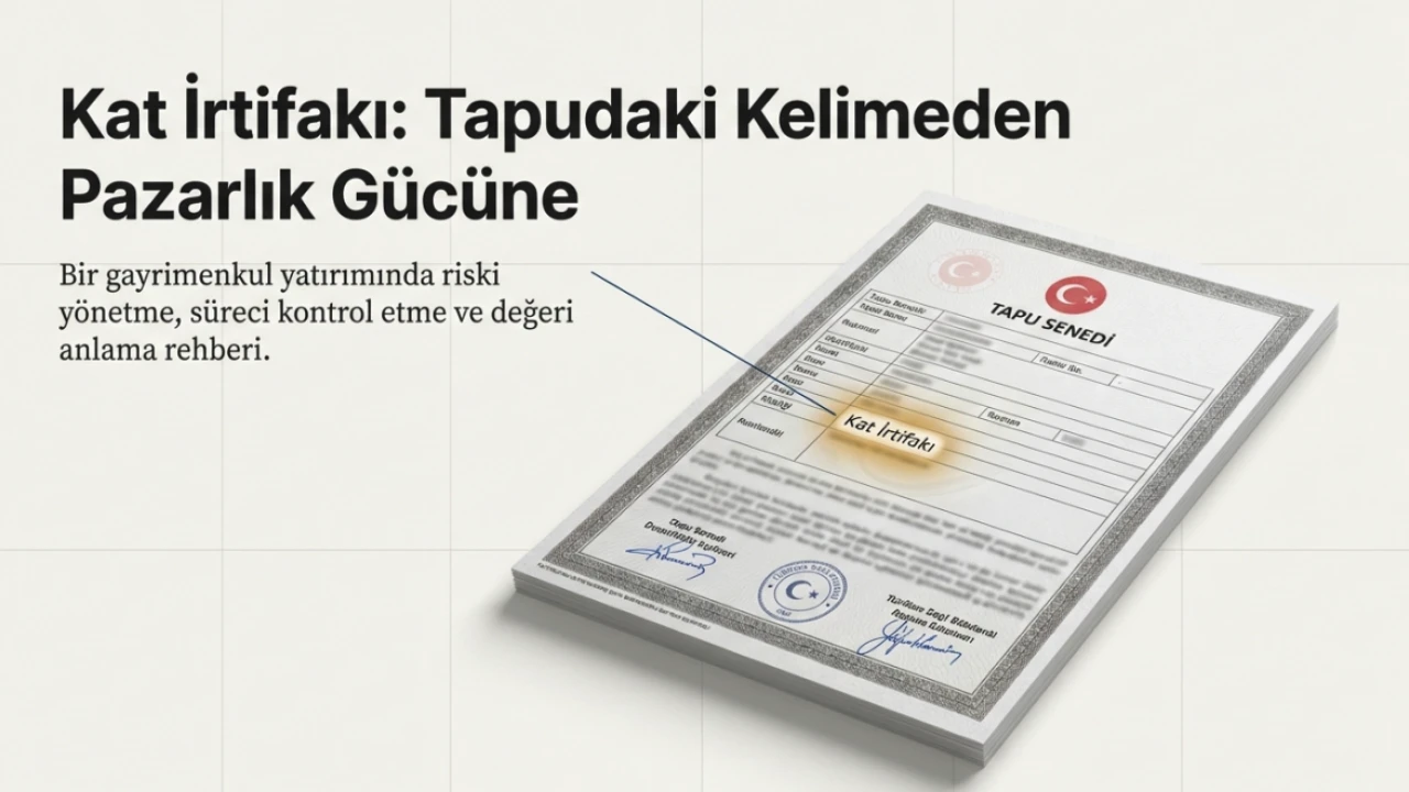 Kat İrtifakı Nedir? Tapuda Ne Anlatır, Risk Nerede Başlar?