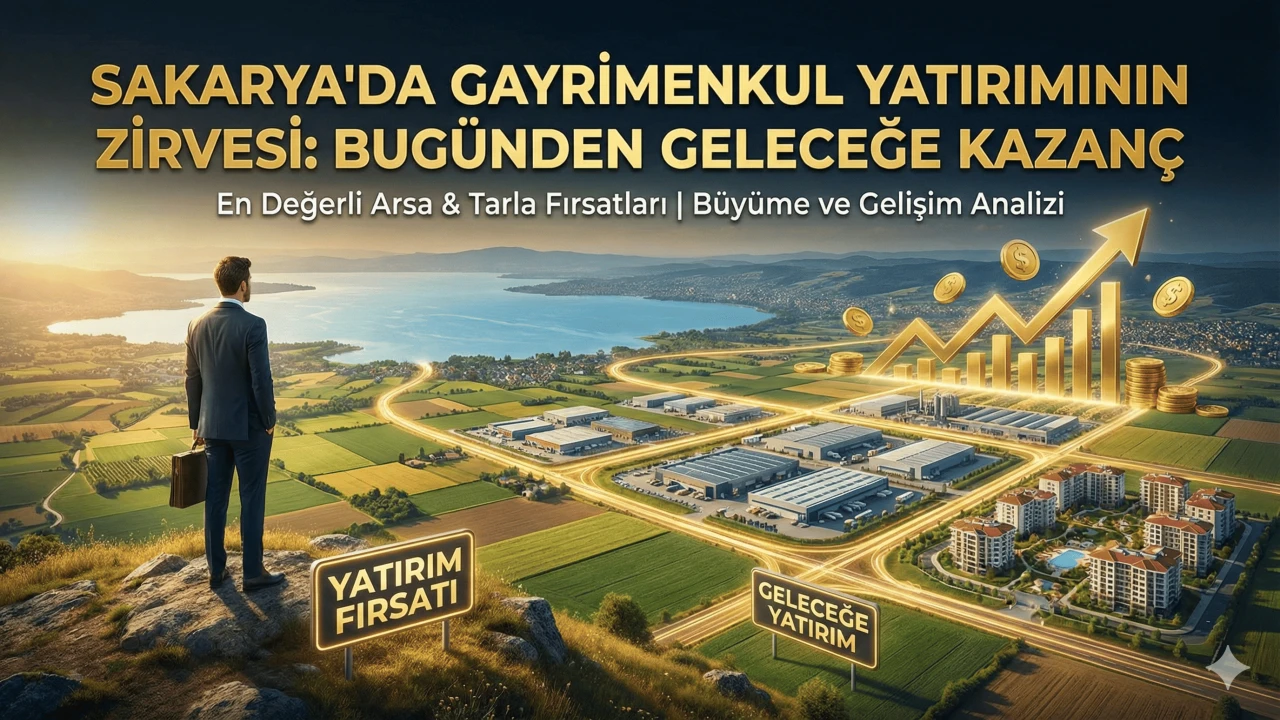 Sakarya Arsa Tarla Yatırımı: M2 Fiyatları ve Bölge Analizi